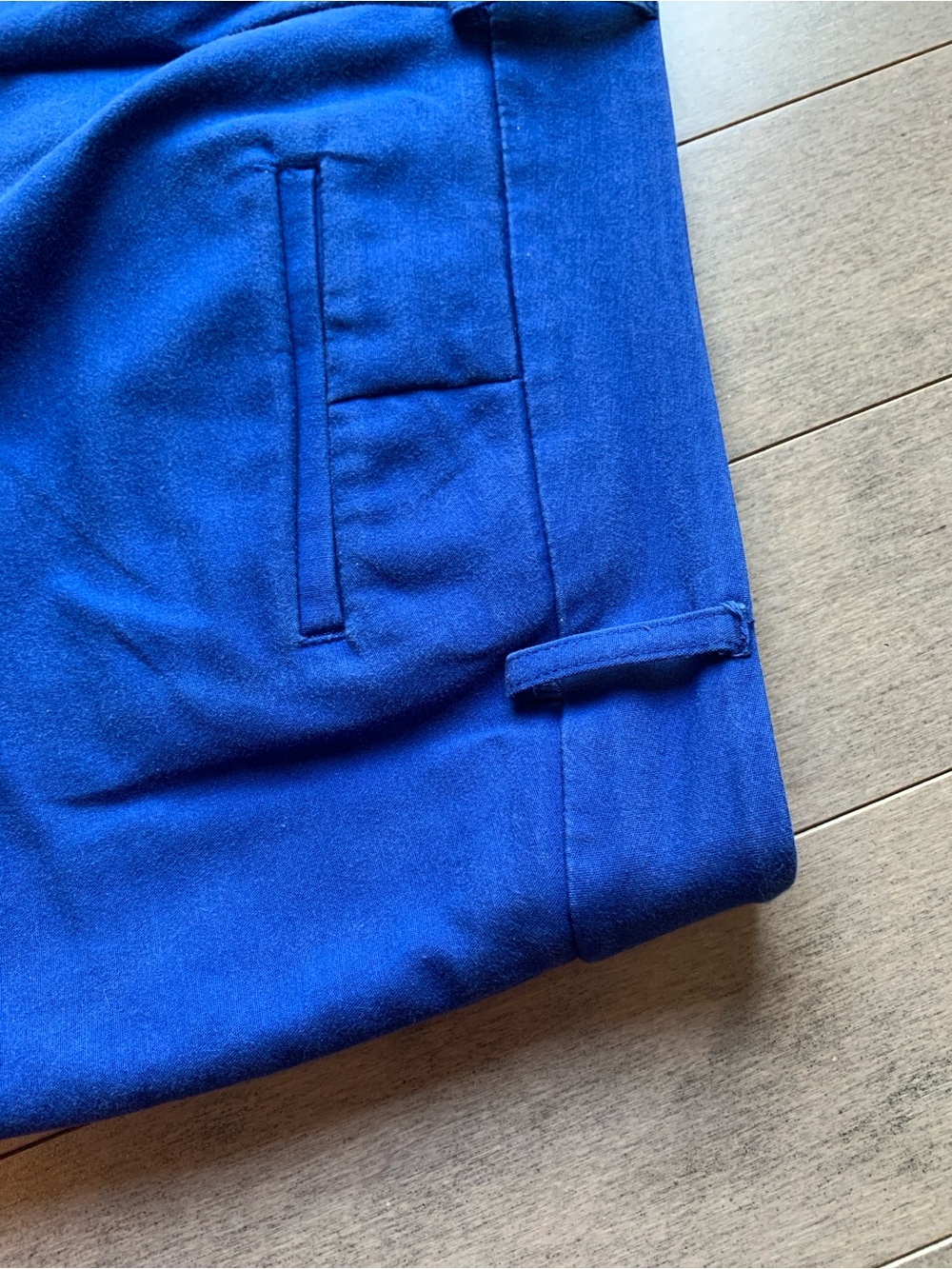 Dalia Royal Blue Cropped Straight Leg Pants Size 10 - Picture 15 of 15